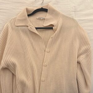 Reformation Fantino Cashmere button down sweater